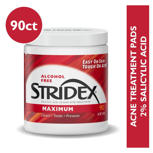 Stridex Maximum Strength Medicated Acne Pads — 90 Count