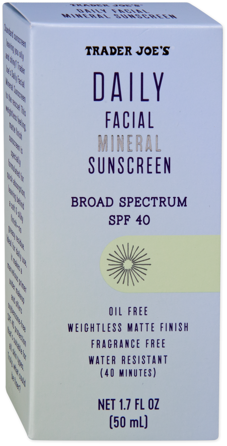 Trader Joe’s Daily Facial Mineral Sunscreen SPF 40
